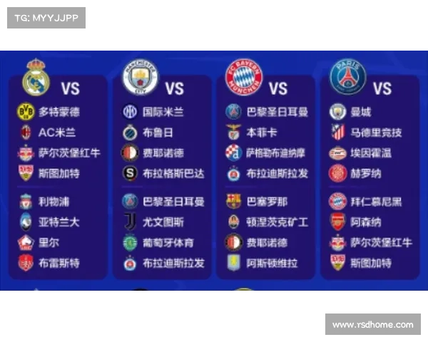 今晚欧冠赛程表